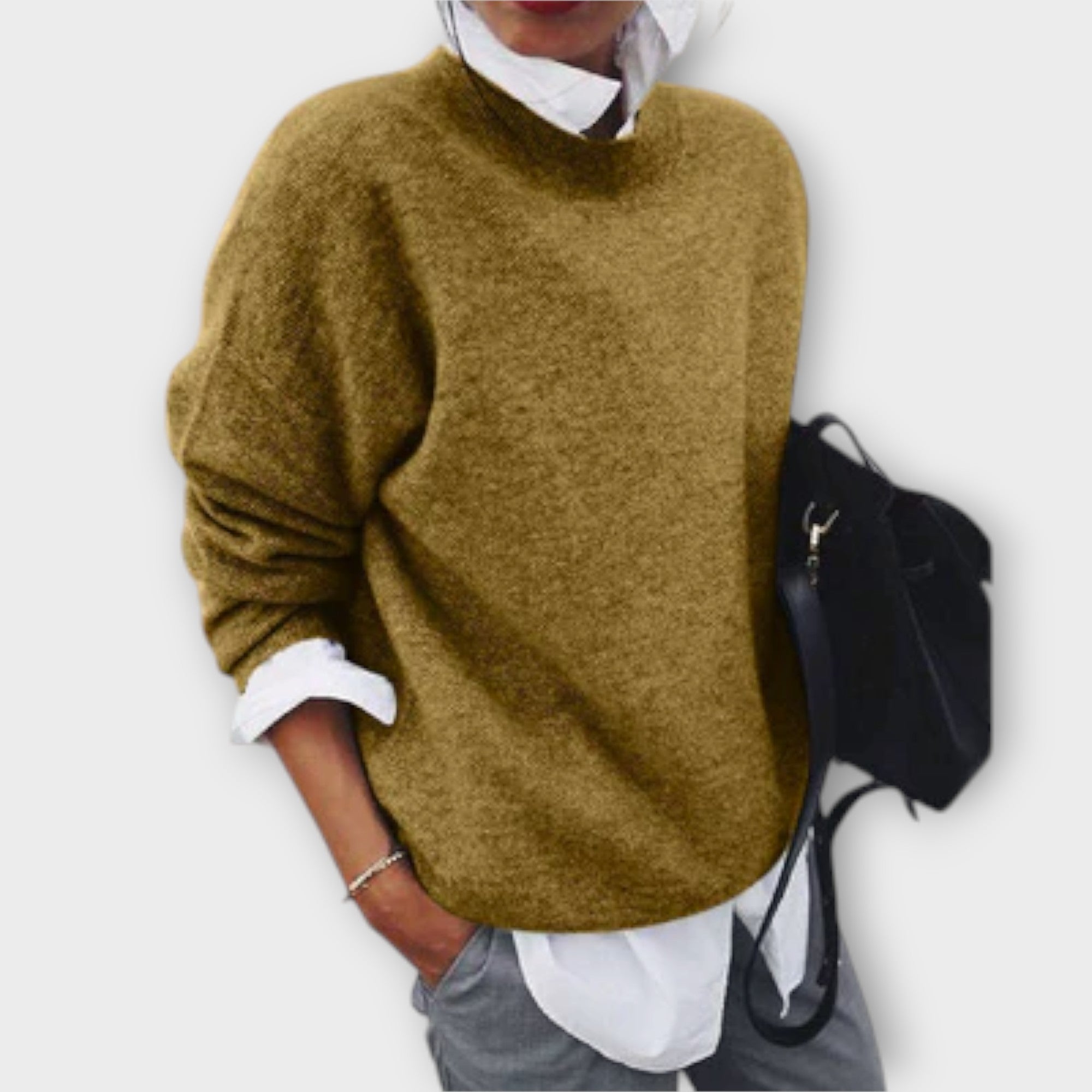 Women's Classic Knitted Jumper - Soft Everyday Style