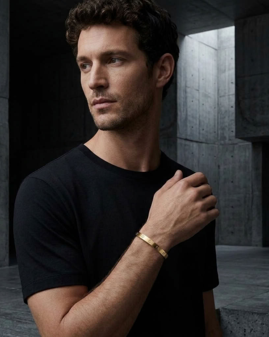 Classic Bangle Bracelet For Men
