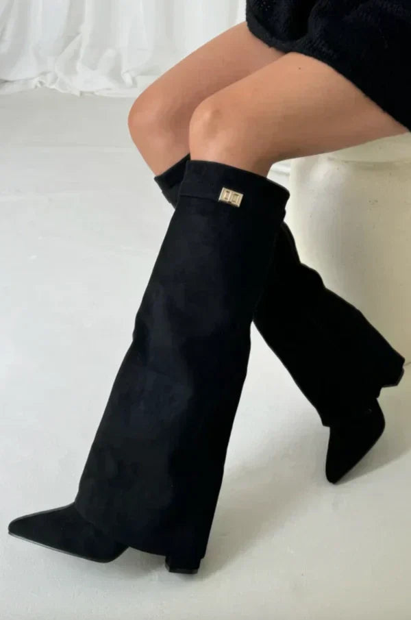 Women's High Heeled Over-the-Knee Boots – Statement Fall Style