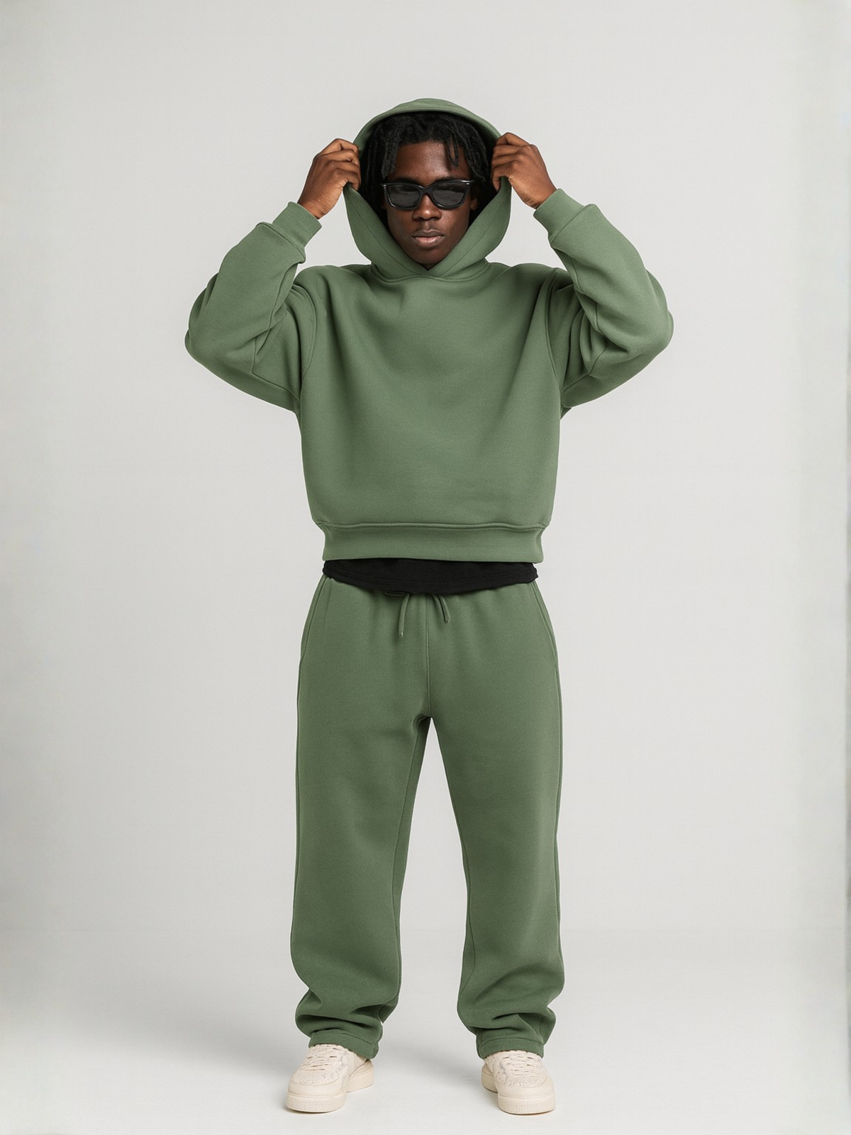 Men's Oversized Hoodie & Jogger Set – Two-Piece Tracksuit
