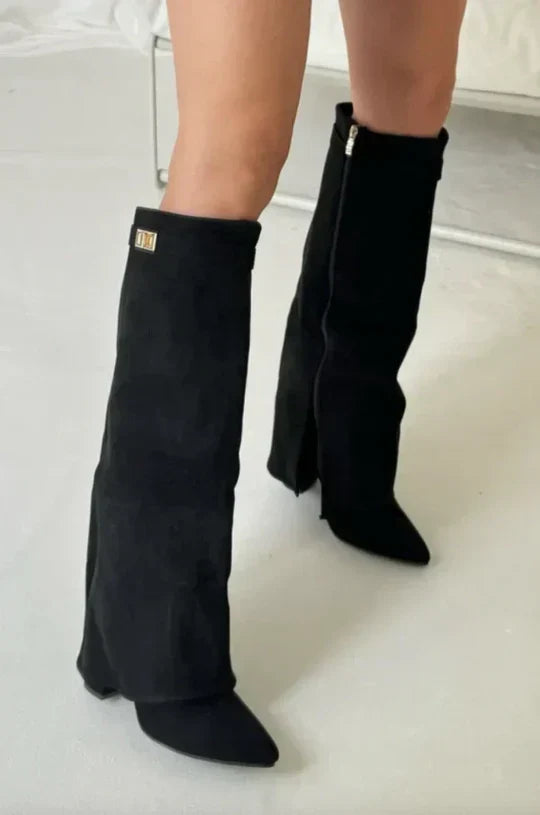 Women's High Heeled Over-the-Knee Boots – Statement Fall Style