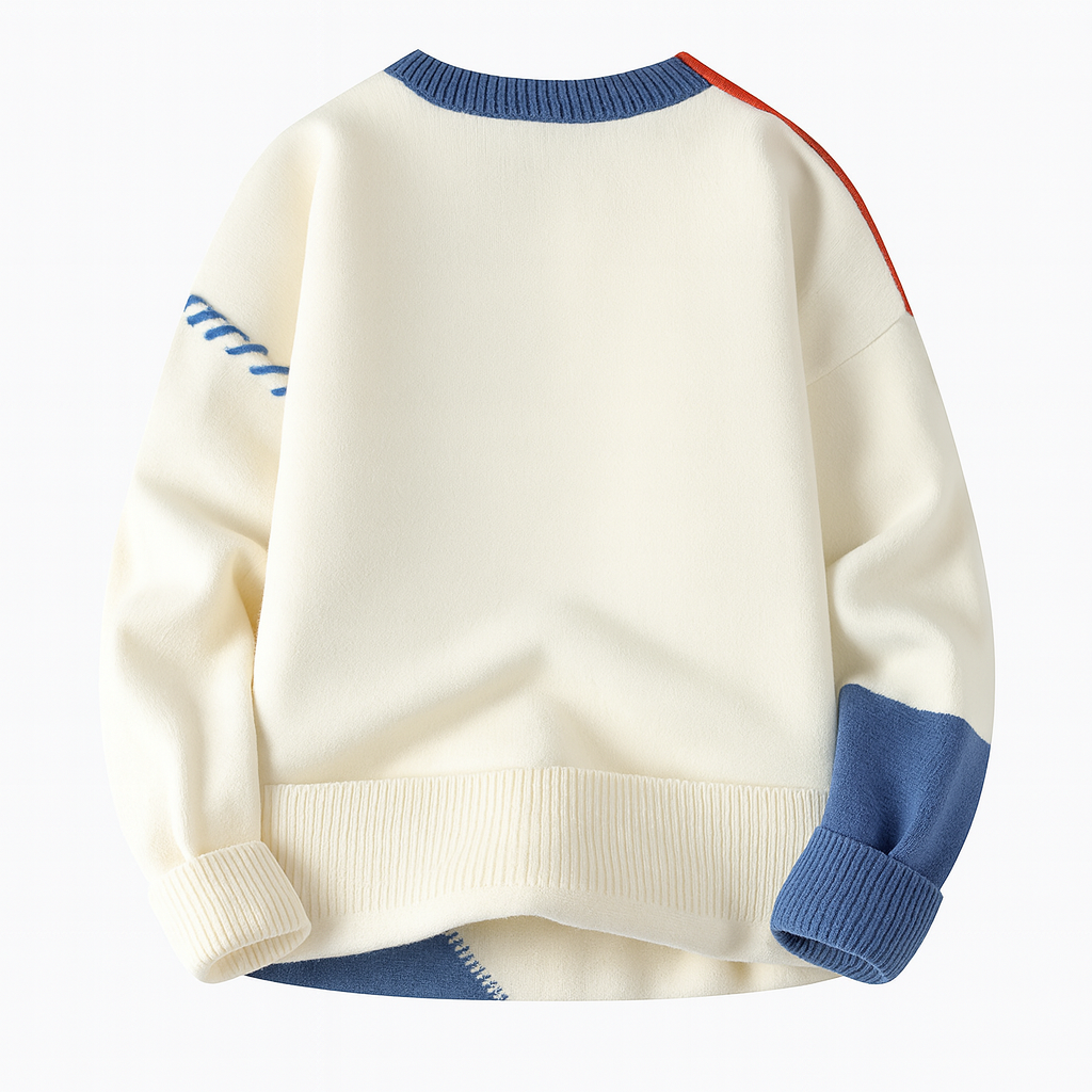 Arty Patch Sweater