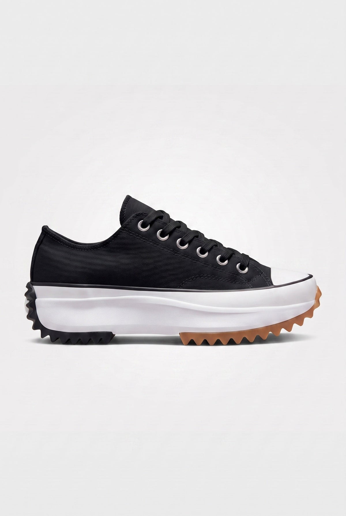 Women's Sneakers | Lace-Up Platform Sole with Contrasting Toe