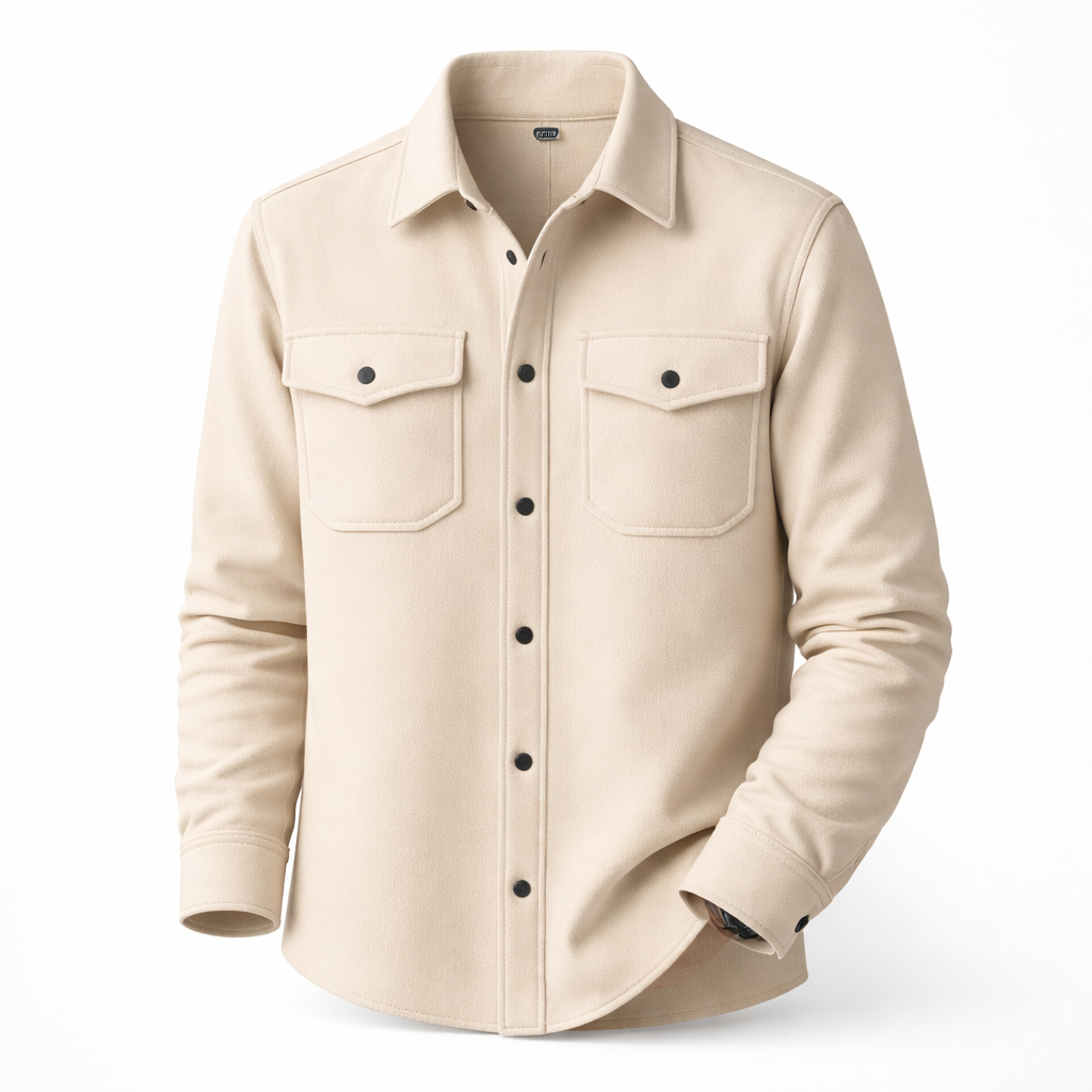 Men's Overshirt – Smart Casual Layering Design