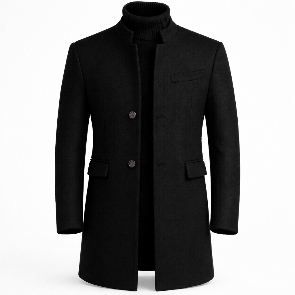 Men's Long Overcoat – Tailored Formal Winter Coat