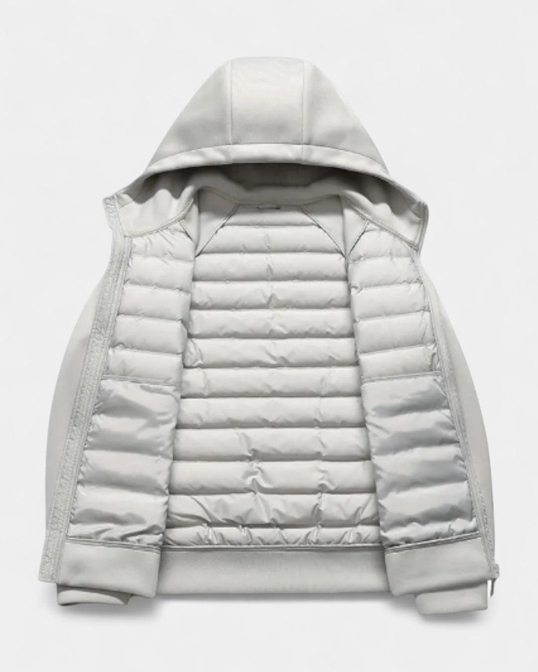 Men's Hooded Jacket | Hybrid Softshell Down Jacket