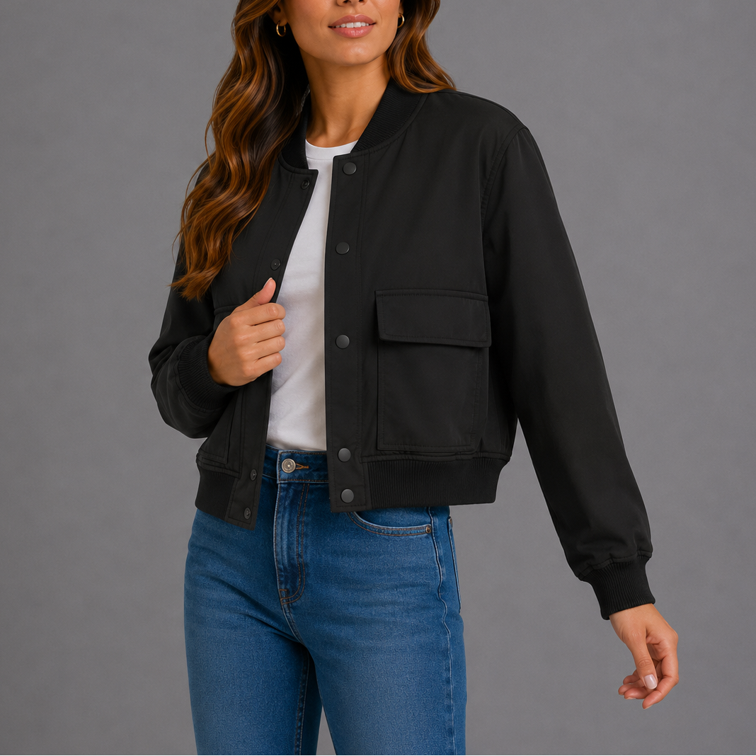 Casual Bomber Jacket Women – Lightweight Everyday Style