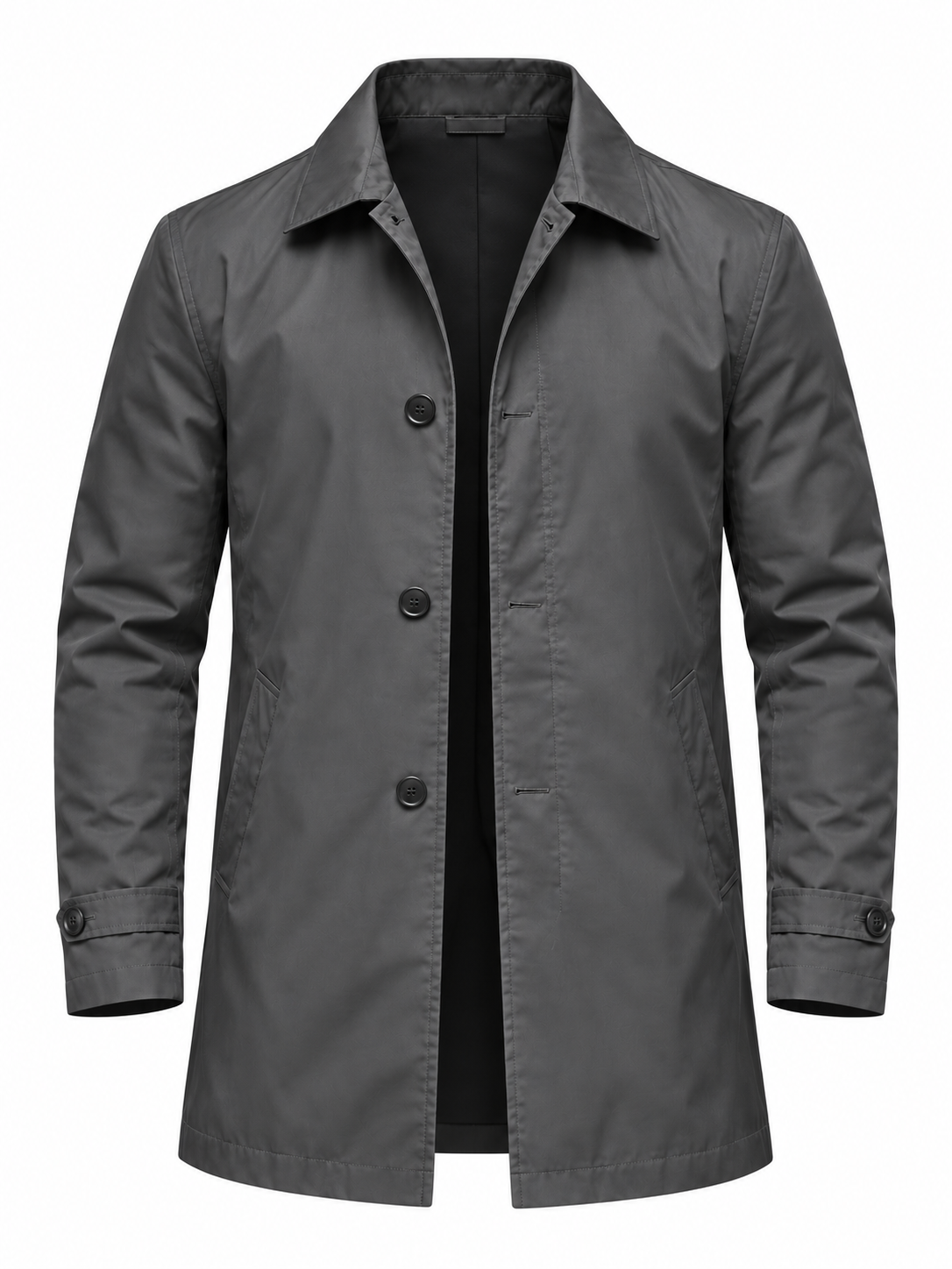 Men's Mid-Length Jacket – Smart Casual Tailored Design