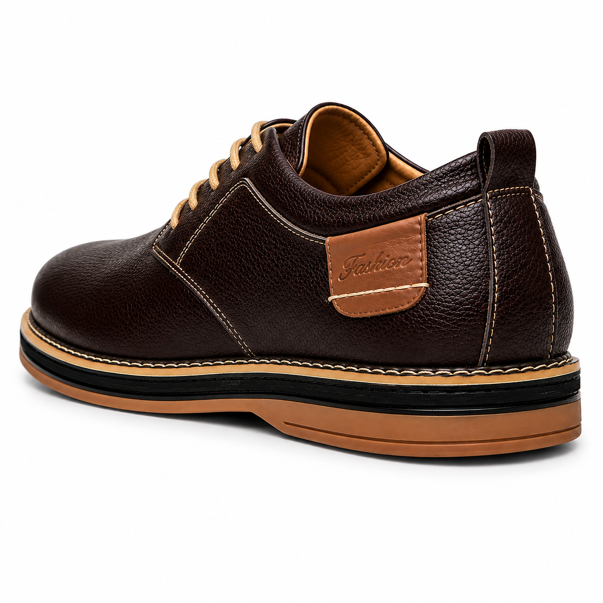 Men's Genuine Leather Shoes – Hand-Stitched Classic Design