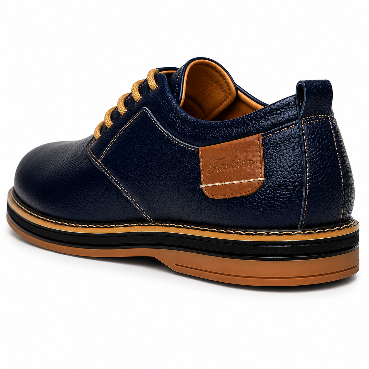 Men's Genuine Leather Shoes – Hand-Stitched Classic Design