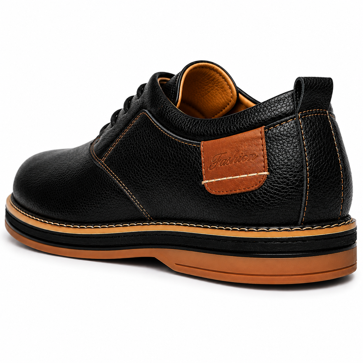 Men's Genuine Leather Shoes – Hand-Stitched Classic Design