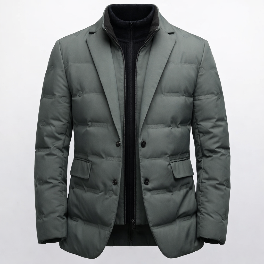Men's Padded Blazer Jacket – Smart Lightweight Design