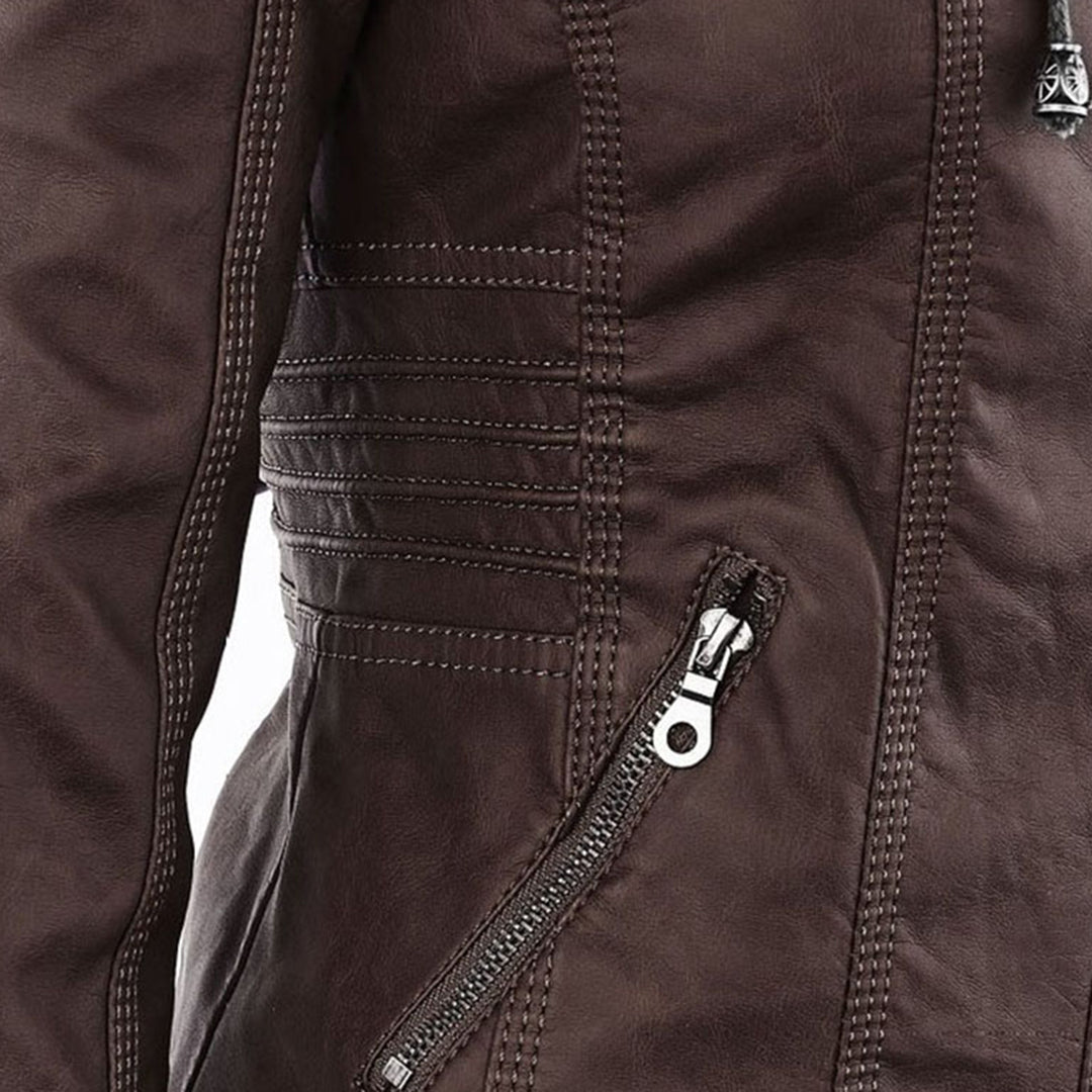 Women's Hooded Tailored Jacket – Warm Smart Casual Design