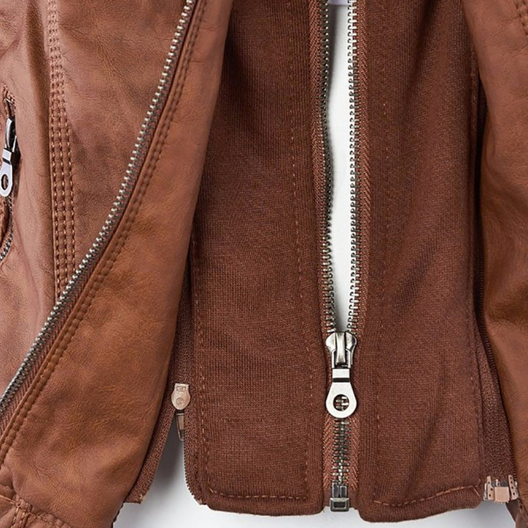 Women's Hooded Tailored Jacket – Warm Smart Casual Design