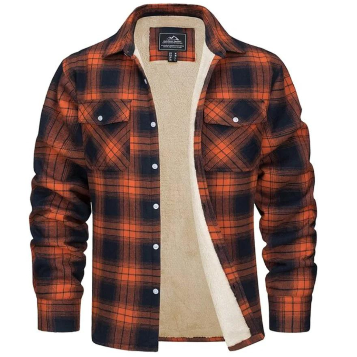Men's Checked Fleece-Lined Gilet – Warm Casual Layer