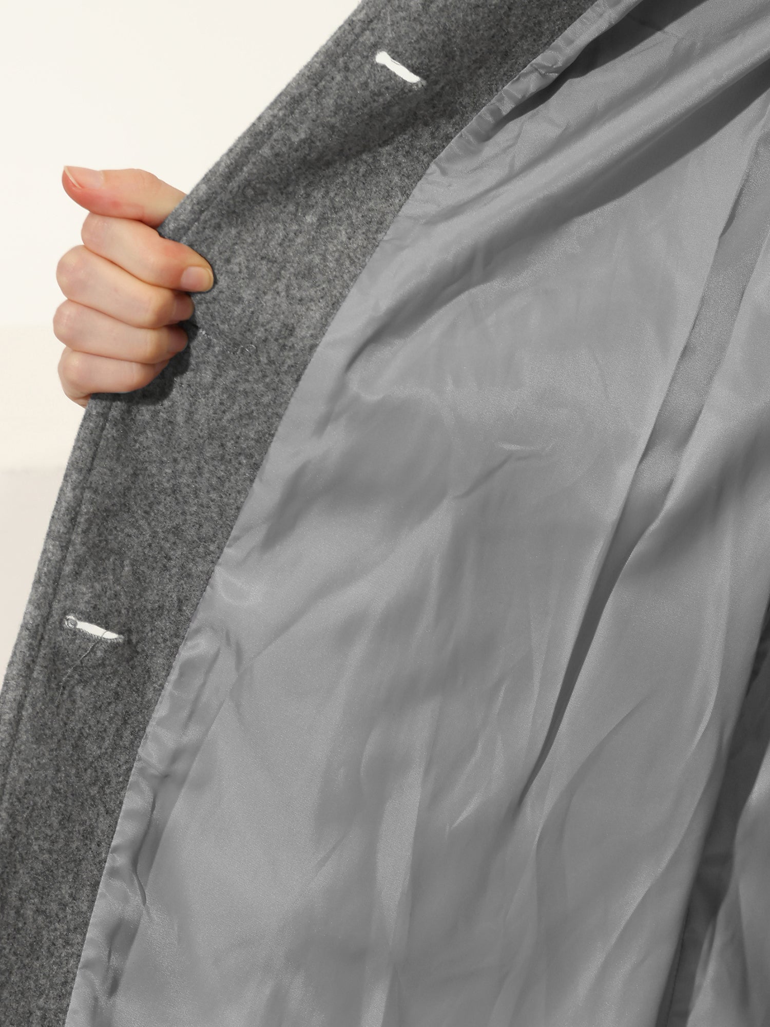 Women’s Single Breasted Trench Coat – Tailored Long A-Line Coat
