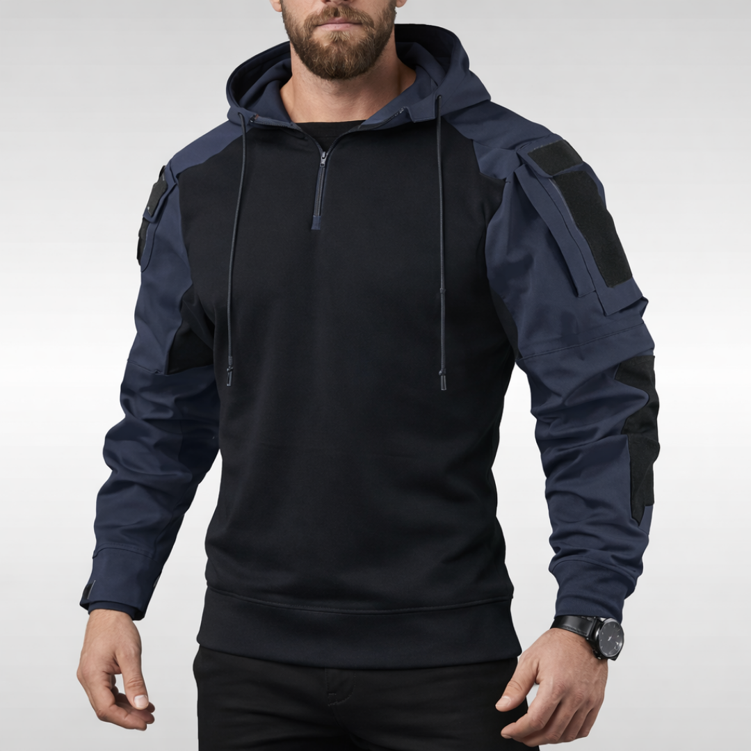 Men’s Windproof Hooded Outdoor Jacket – Utility Style