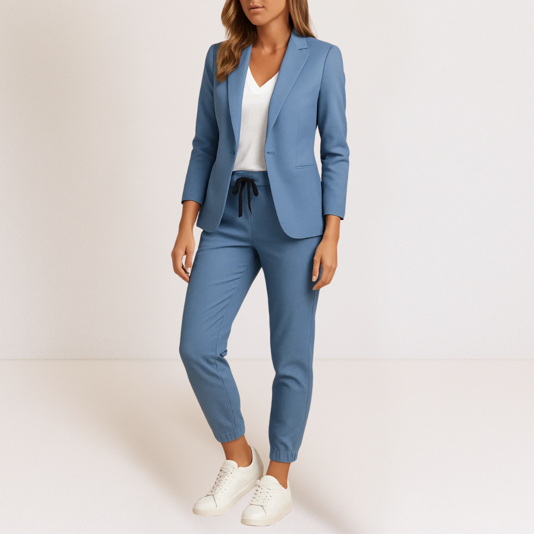 Women's Two-Piece Suit - Jacket & Matching Trousers