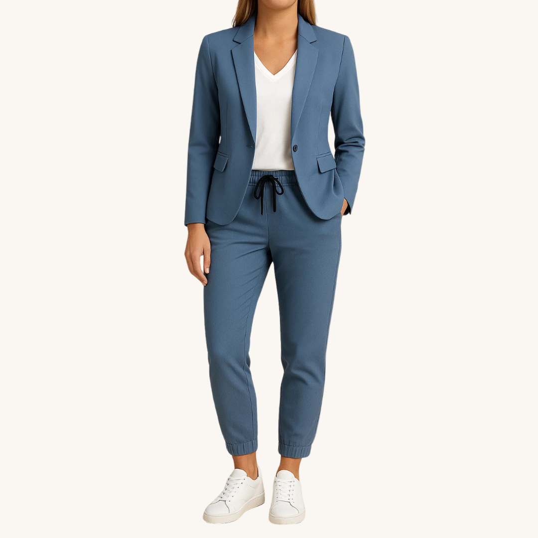 Women's Two-Piece Suit - Jacket & Matching Trousers
