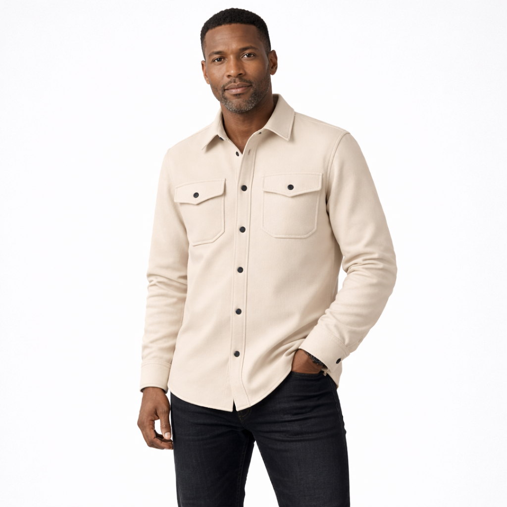Men's Overshirt – Smart Casual Layering Design