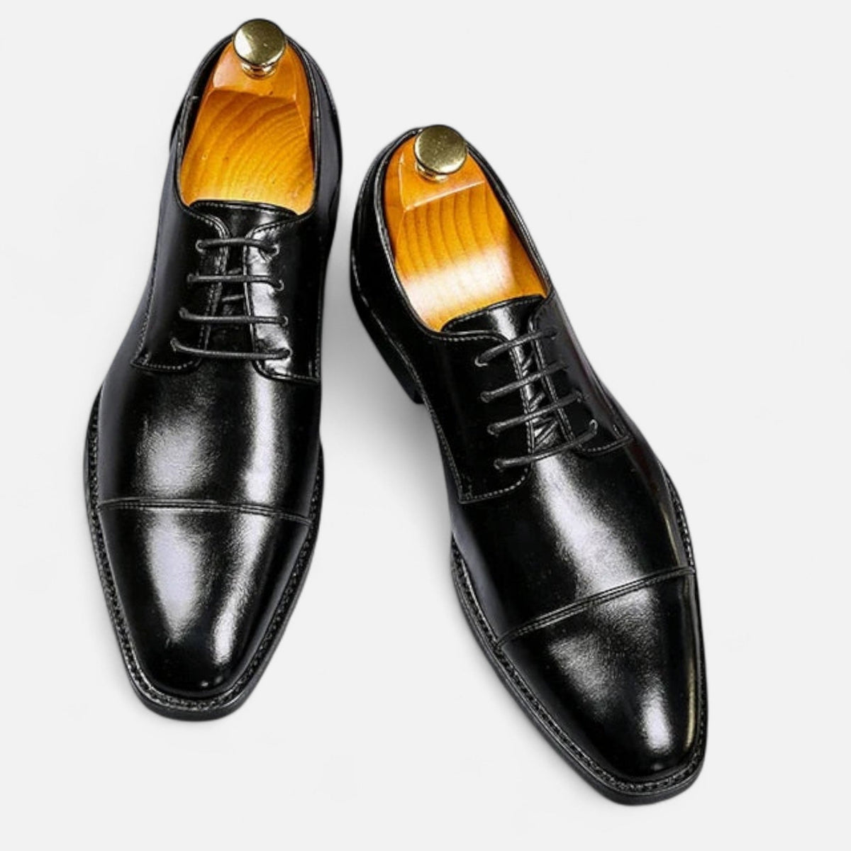 Men's Classic Leather Oxford Shoes – Timeless Formal Design