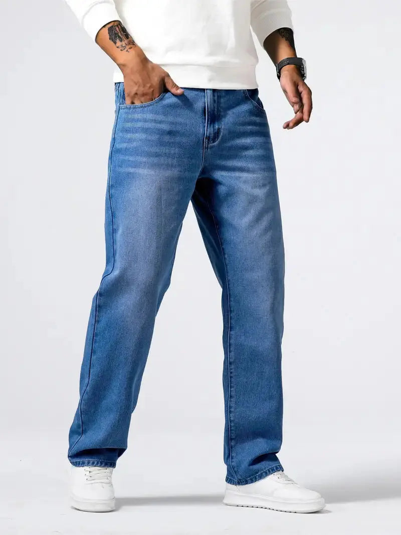 Men's Jeans Stretch Soft Fabric Comfortable Fit