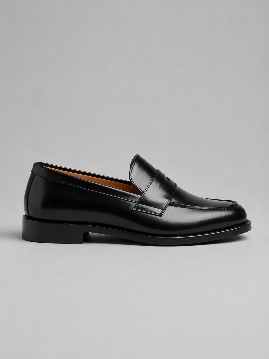 Men’s Leather Penny Loafers – Classic Formal Smart Casual Shoes