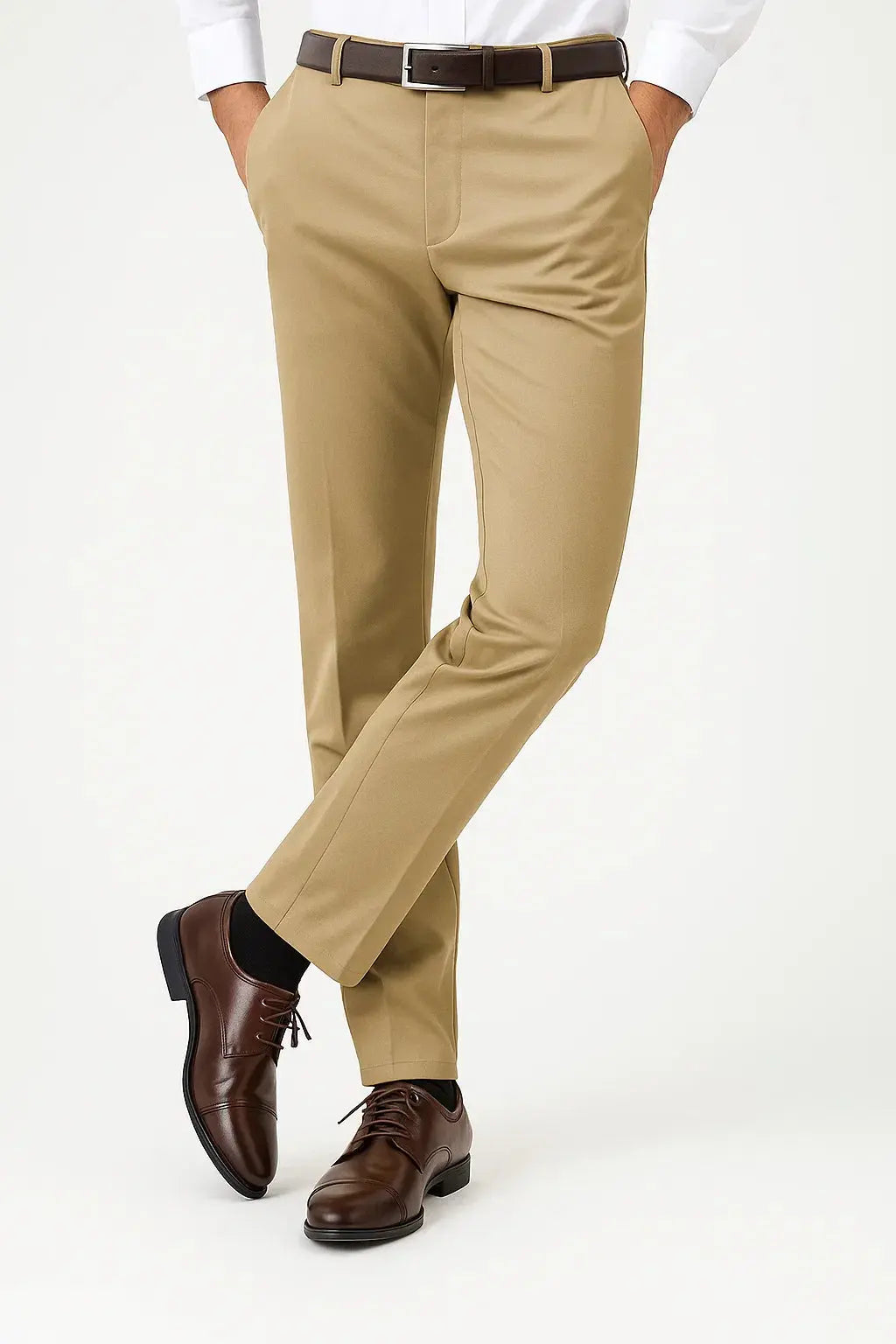 Men's Stretch Pants ExecFlex Comfortable Fit Soft Fabric