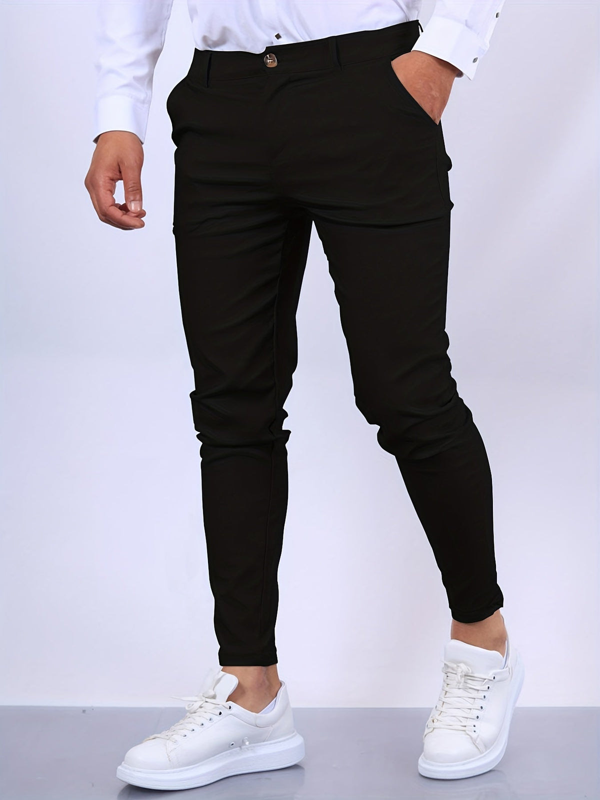 Men's Slim Fit Smart Trousers – Tailored Everyday Style