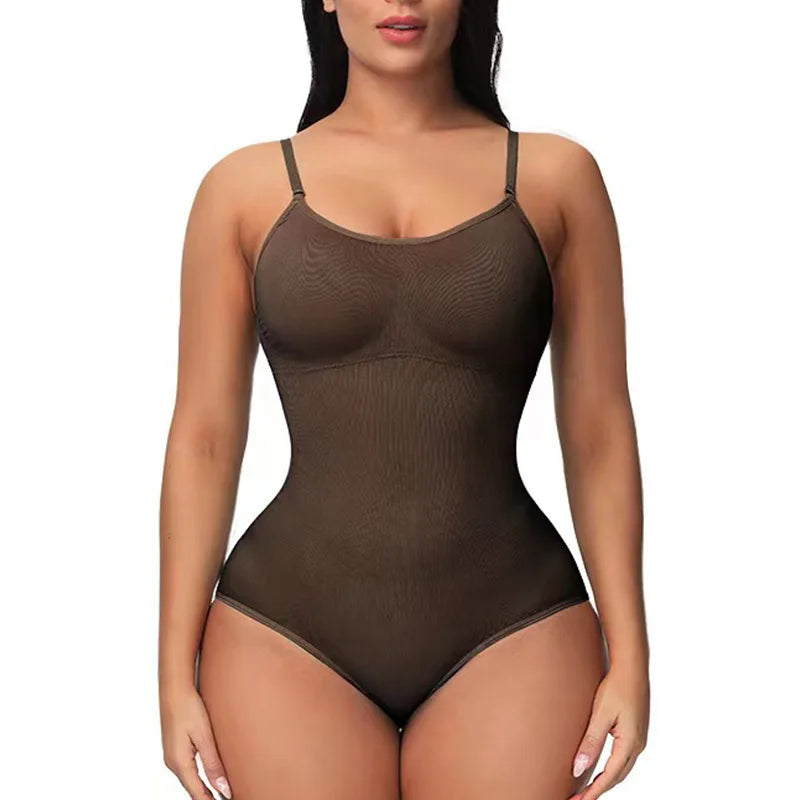 Women's Seamless Shapewear Bodysuit – Sculpting Support Design