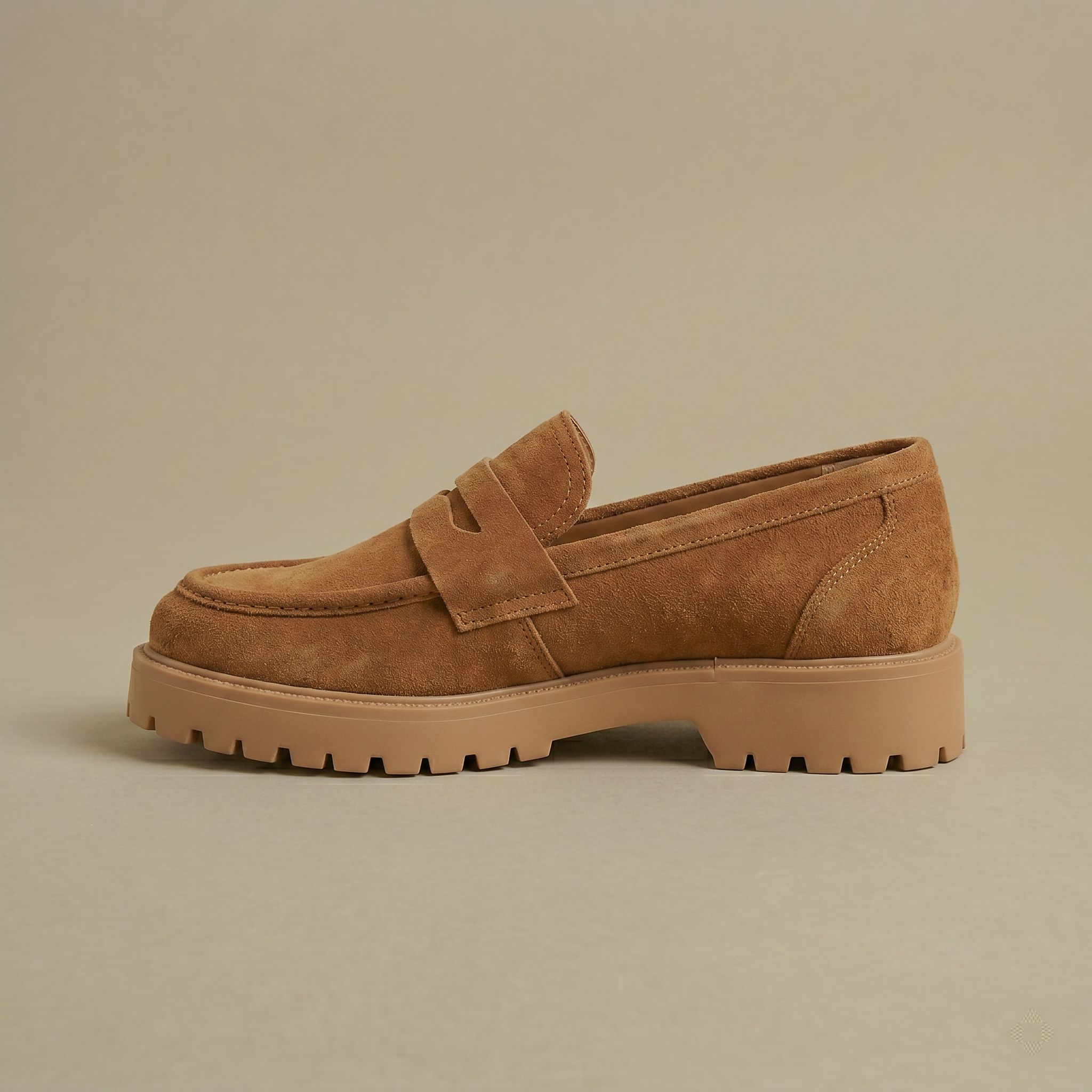 Women's Chunky Loafers, Slip-On Comfort