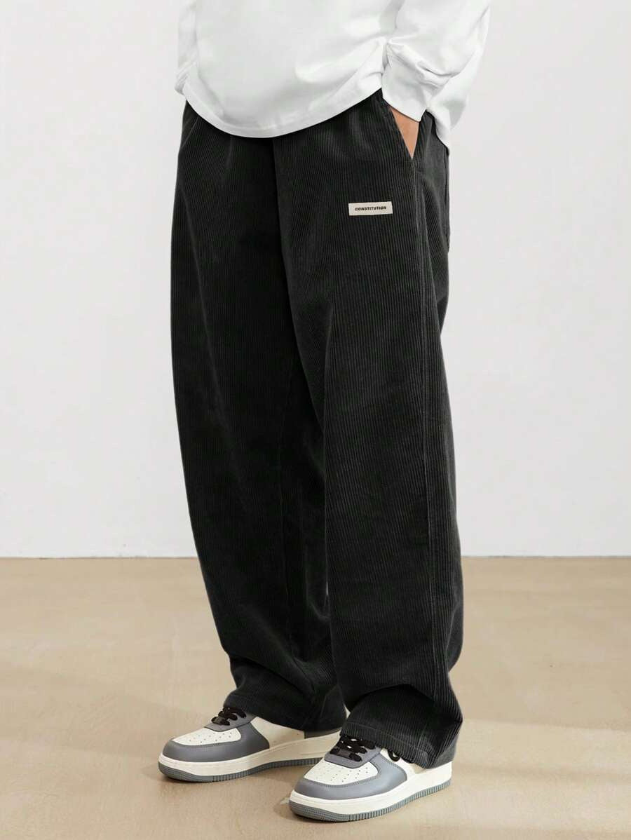 Men's Corduroy Pants | Loose-Fit & Straight Leg | Casual & Comfortable | Timeless Style