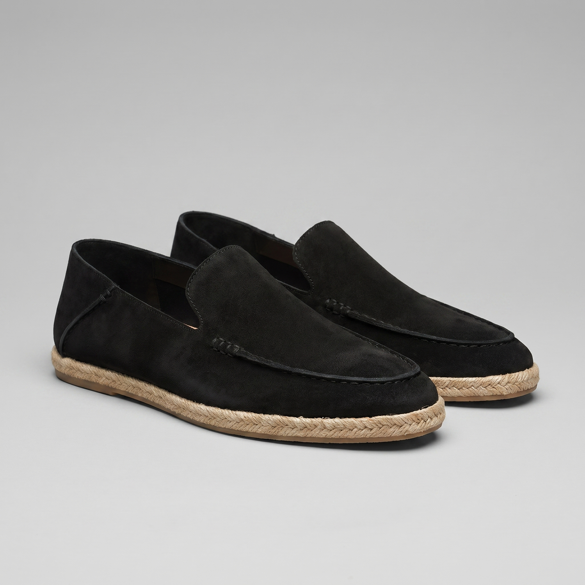 Men's Suede Espadrille Loafers – Smart Casual Slip-On Style