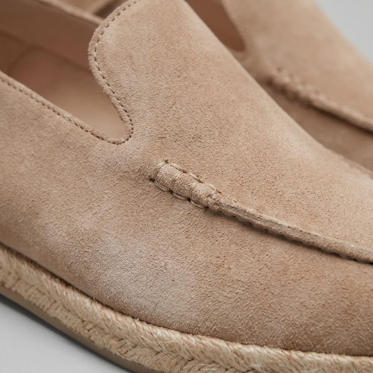 Men's Suede Espadrille Loafers – Smart Casual Slip-On Style