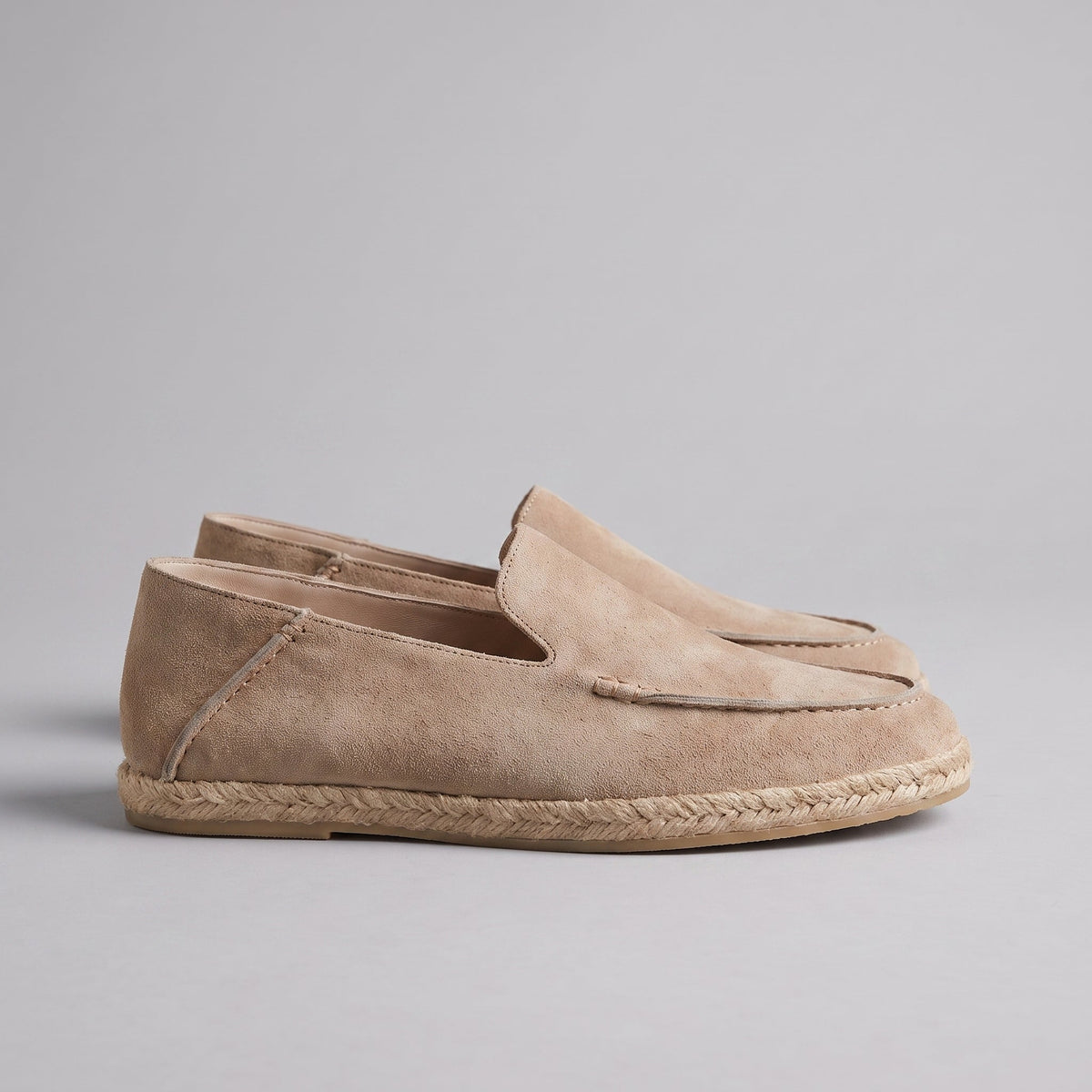 Men's Suede Espadrille Loafers – Smart Casual Slip-On Style