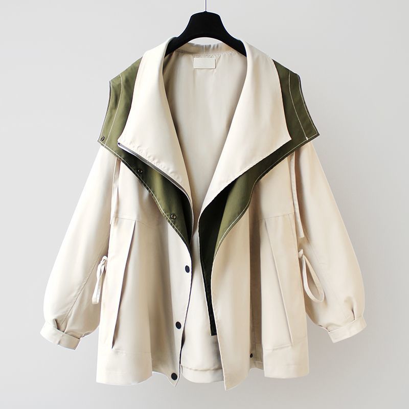 Women's Hooded Panel Jacket - Relaxed Fit