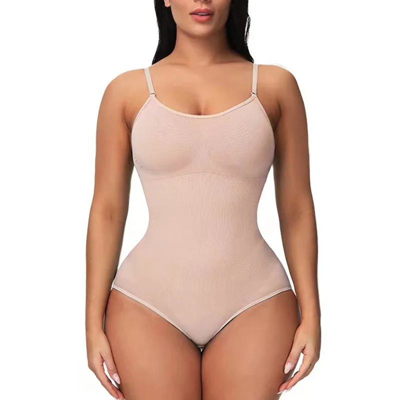 Women's Seamless Shapewear Bodysuit – Sculpting Support Design