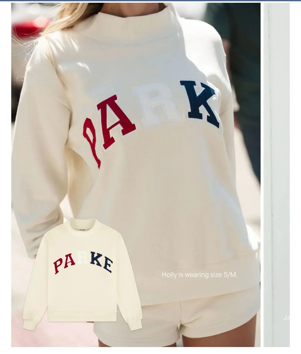 Women's Mock Neck Sweatshirt – Slogan Print Relaxed Fit