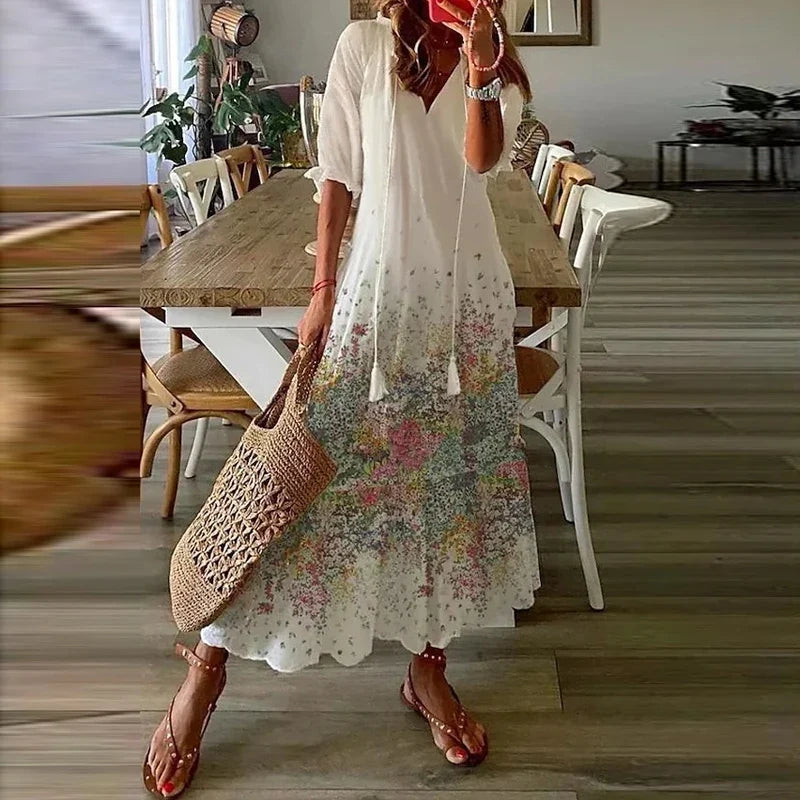 Women's Maxi Dress Bohemian Wedding Guest Dresses