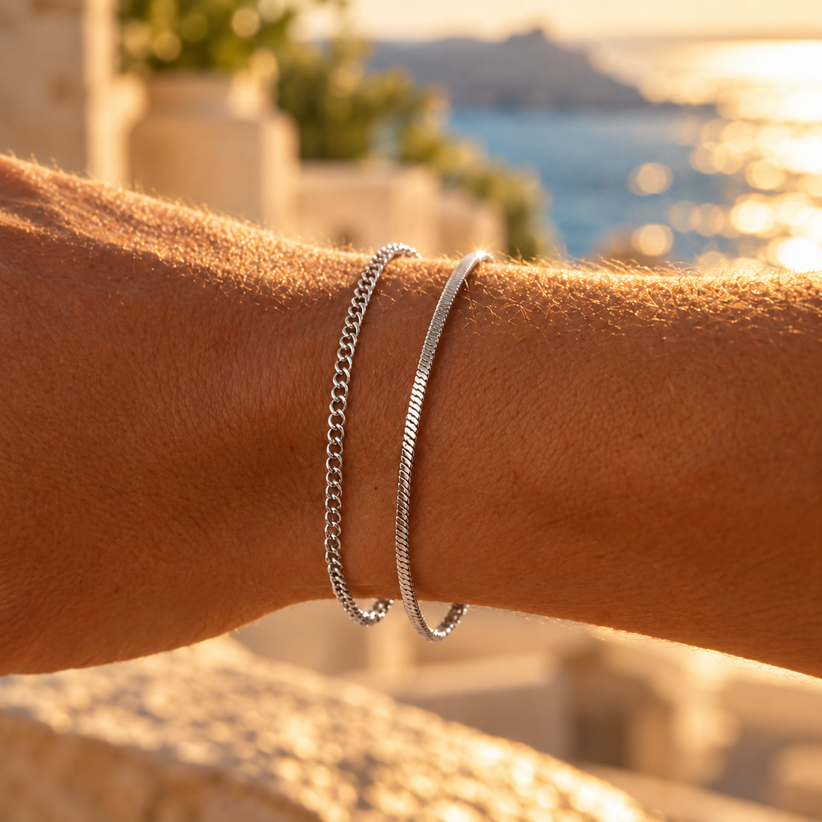 THIN CHAIN BRACELET PACK FOR MEN