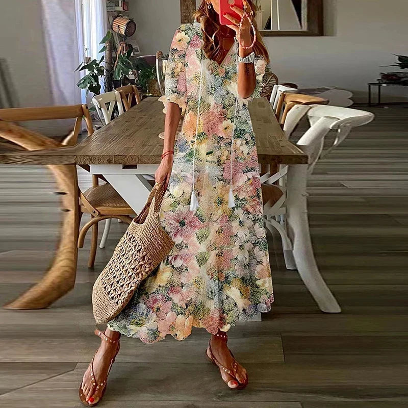 Women's Maxi Dress Bohemian Wedding Guest Dresses