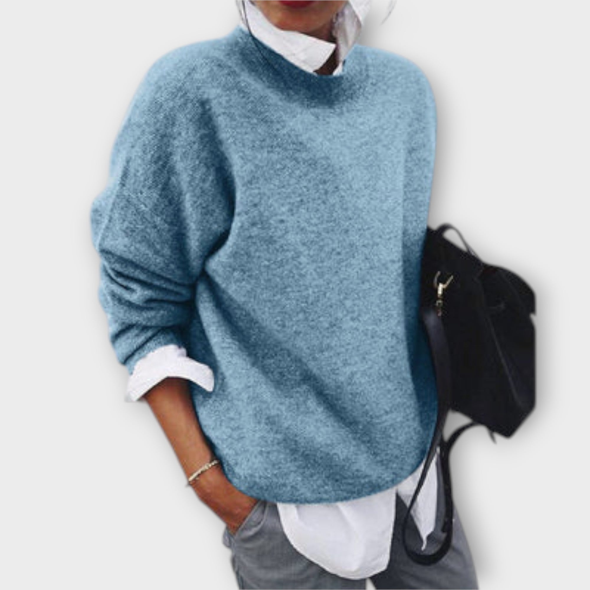Women's Classic Knitted Jumper - Soft Everyday Style