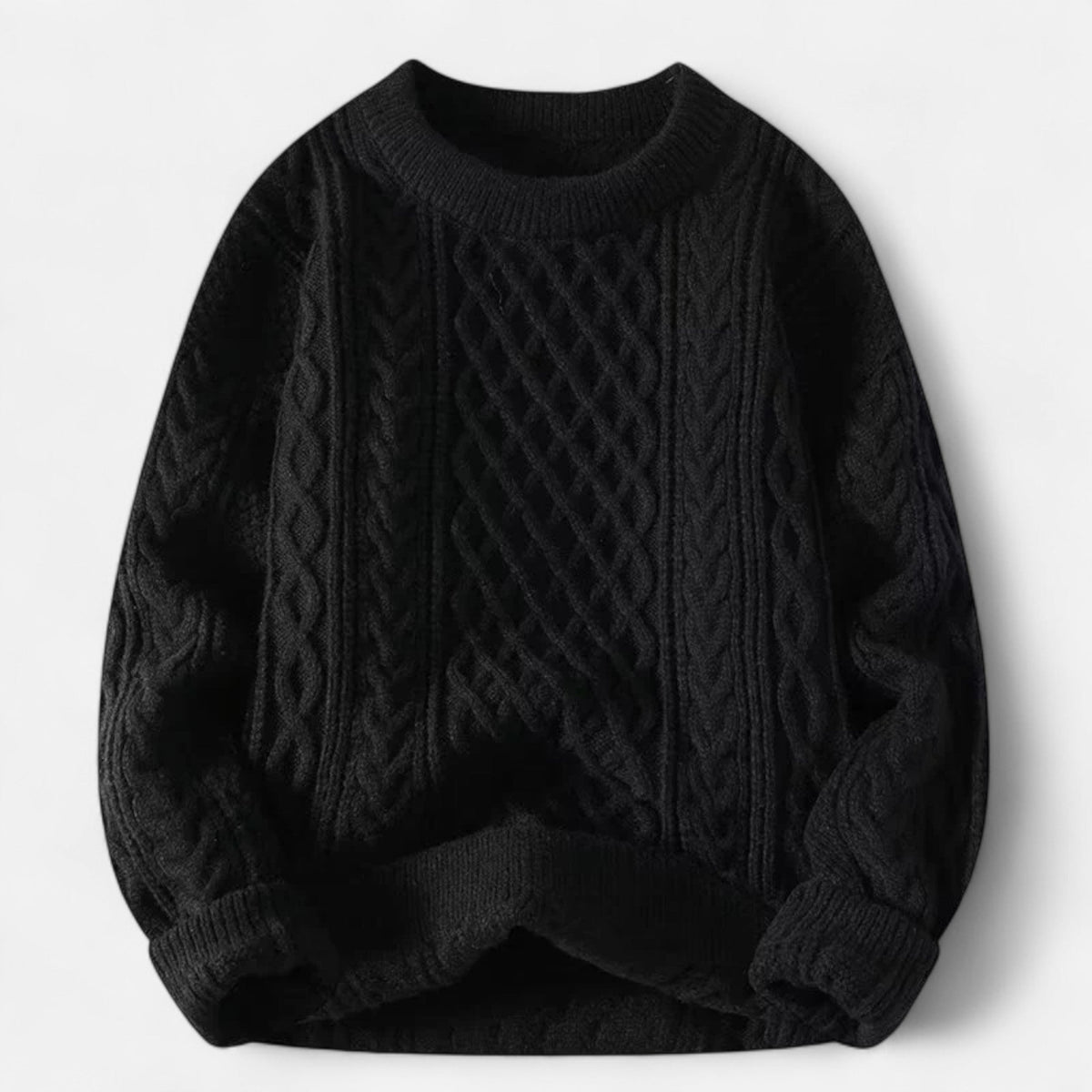 Men's Classic Wool Jumper – Timeless Crew Neck Knit