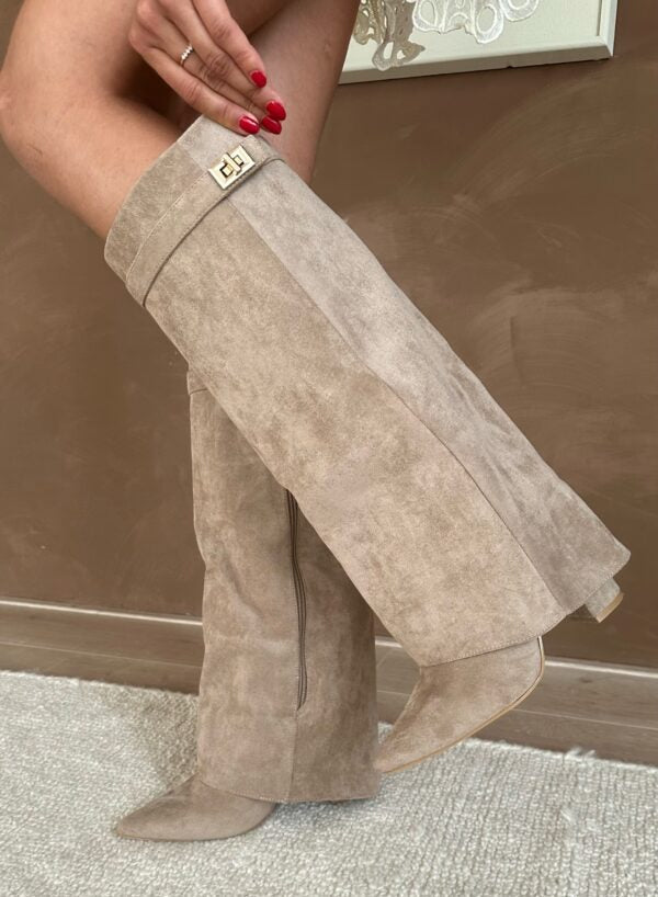 Women's High Heeled Over-the-Knee Boots – Statement Fall Style