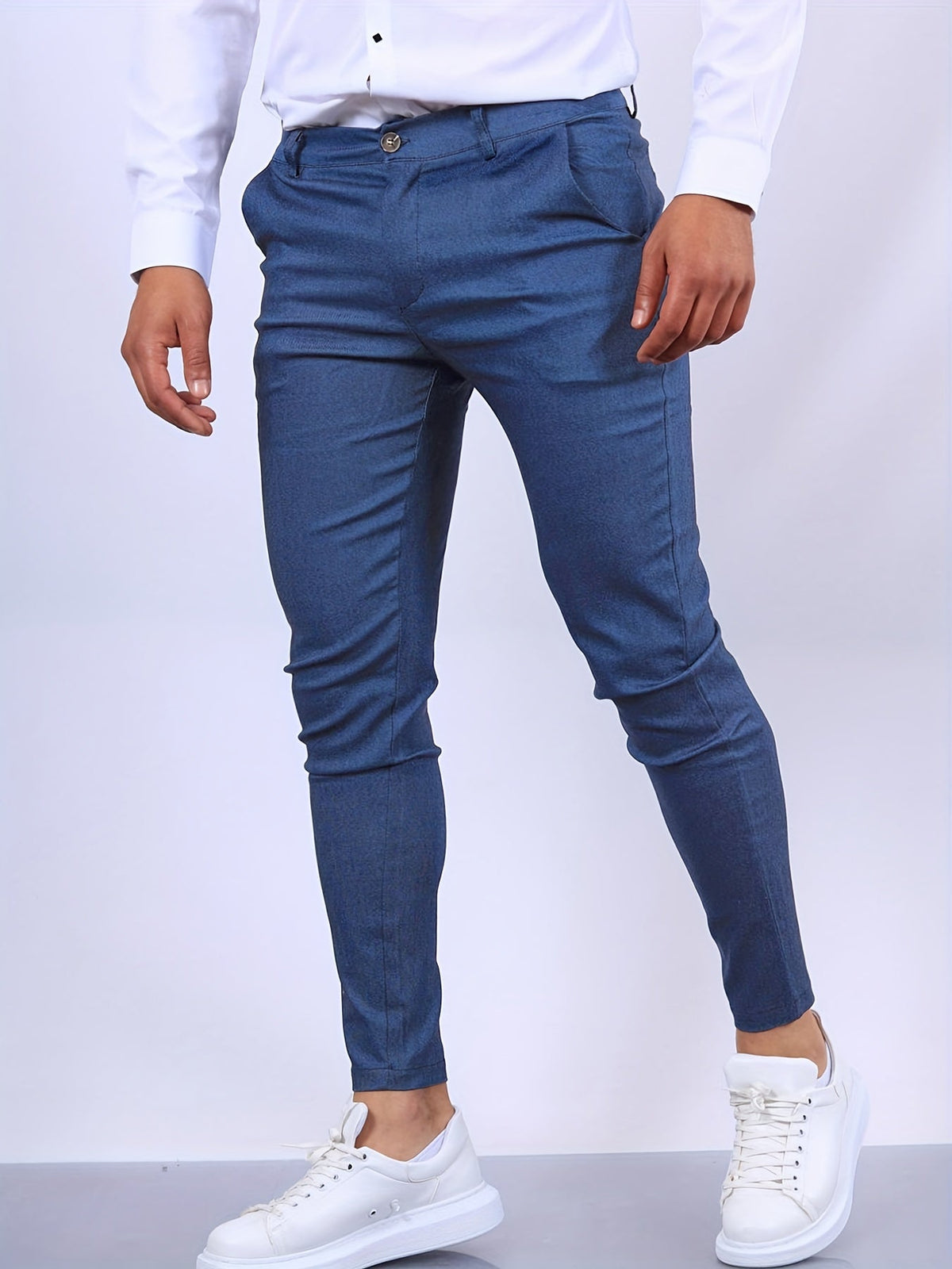 Men's Slim Fit Smart Trousers – Tailored Everyday Style