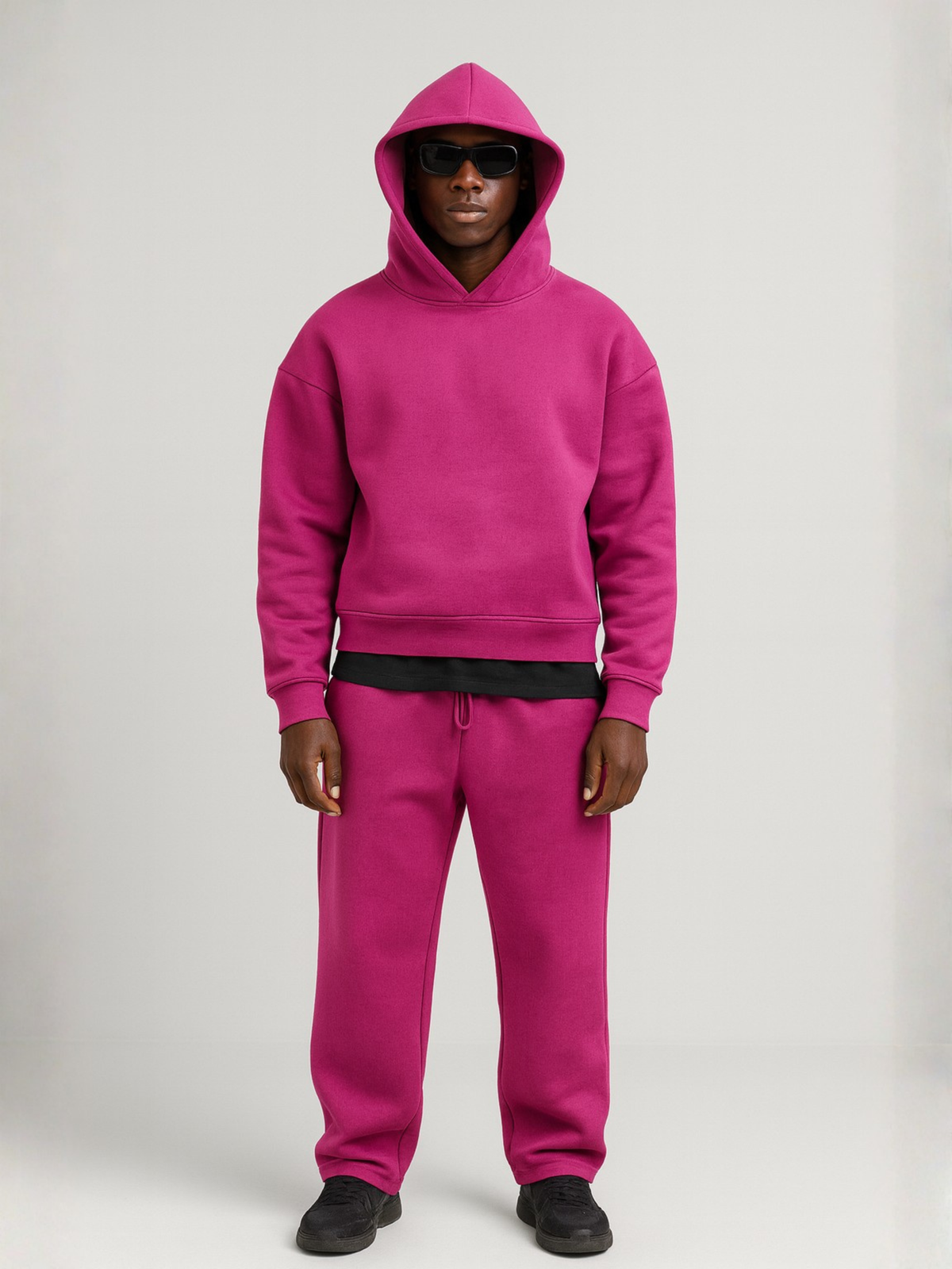 Men's Oversized Hoodie & Jogger Set – Two-Piece Tracksuit