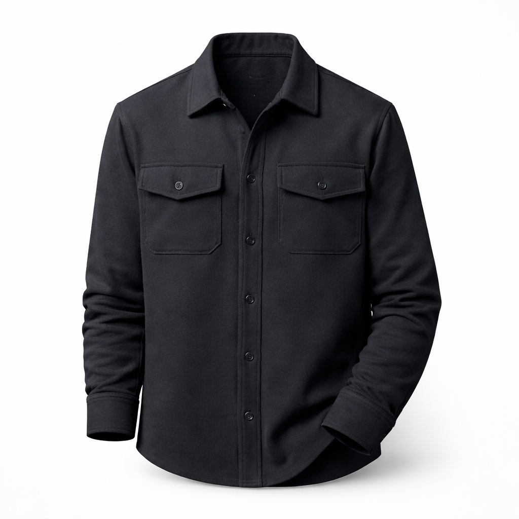 Men's Overshirt – Smart Casual Layering Design