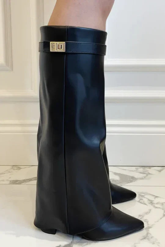 Women's High Heeled Over-the-Knee Boots – Statement Fall Style