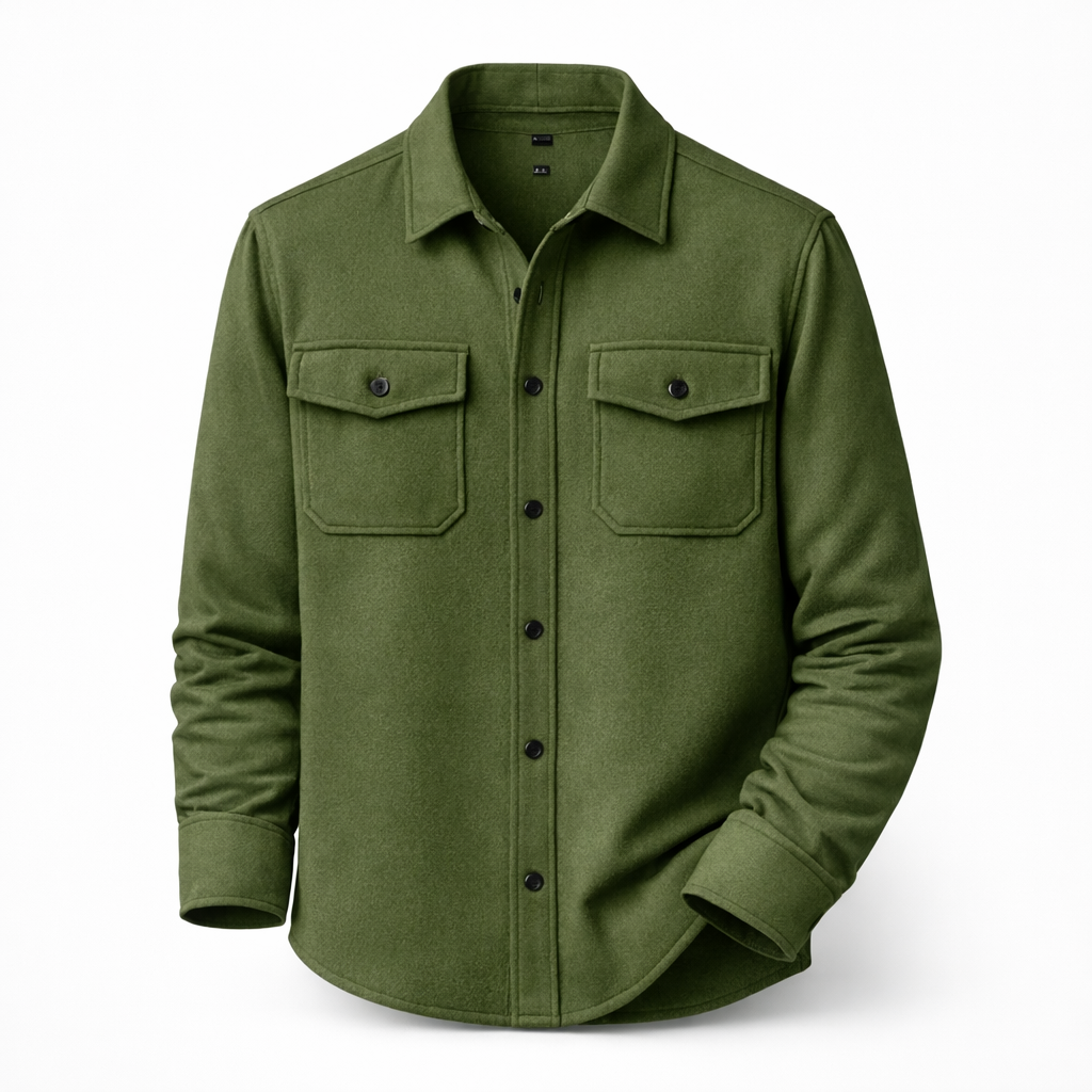 Men's Overshirt – Smart Casual Layering Design