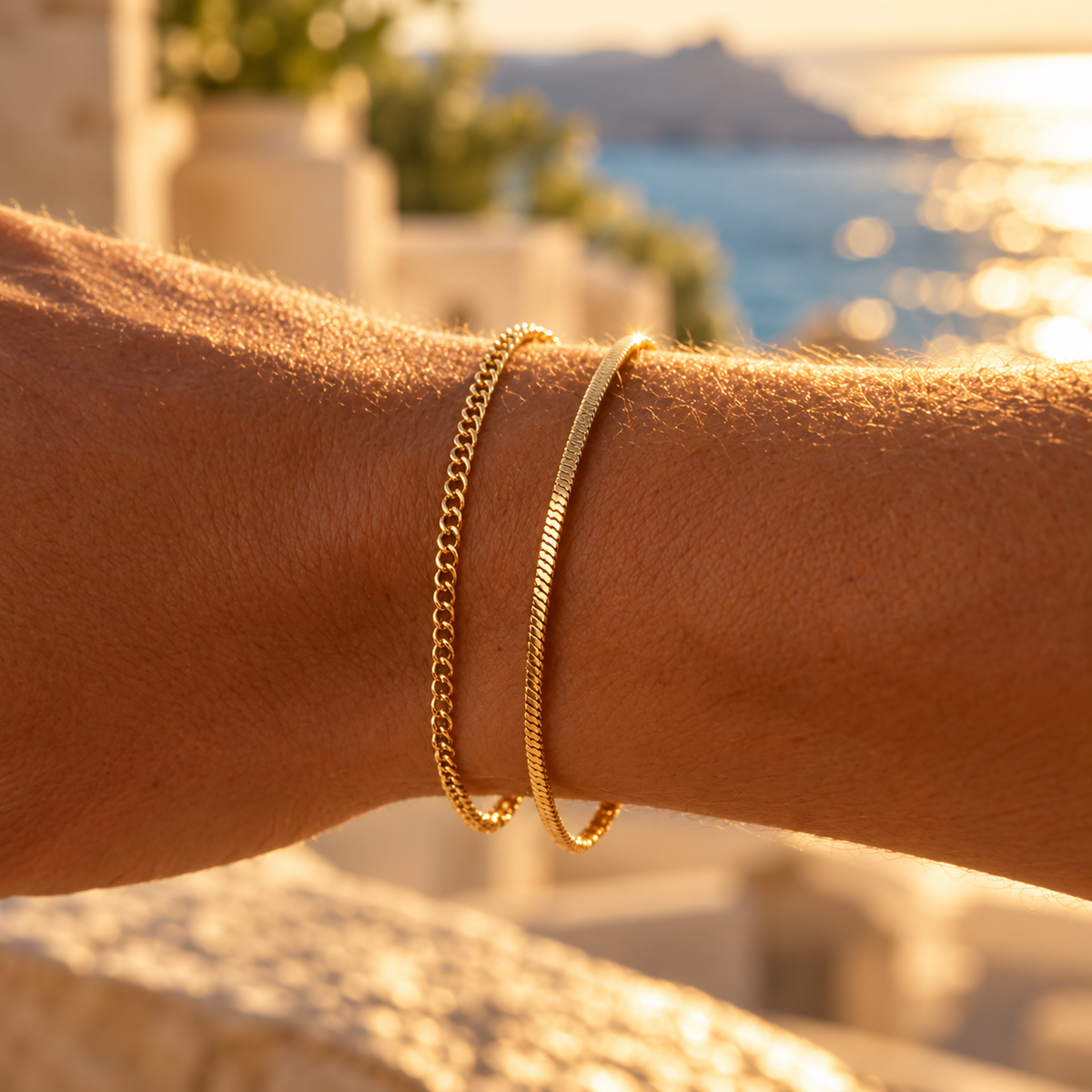 THIN CHAIN BRACELET PACK FOR MEN